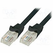 Patch cord Logilink  RJ45, 5 m, negru