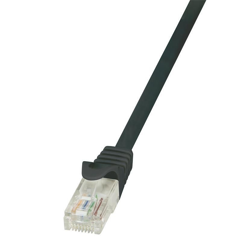PATCH CORD UTP LOGILINK Cat6, cupru-aluminiu, 5 m, negru, AWG24,  CP2073U  (include TV 0.15 lei)