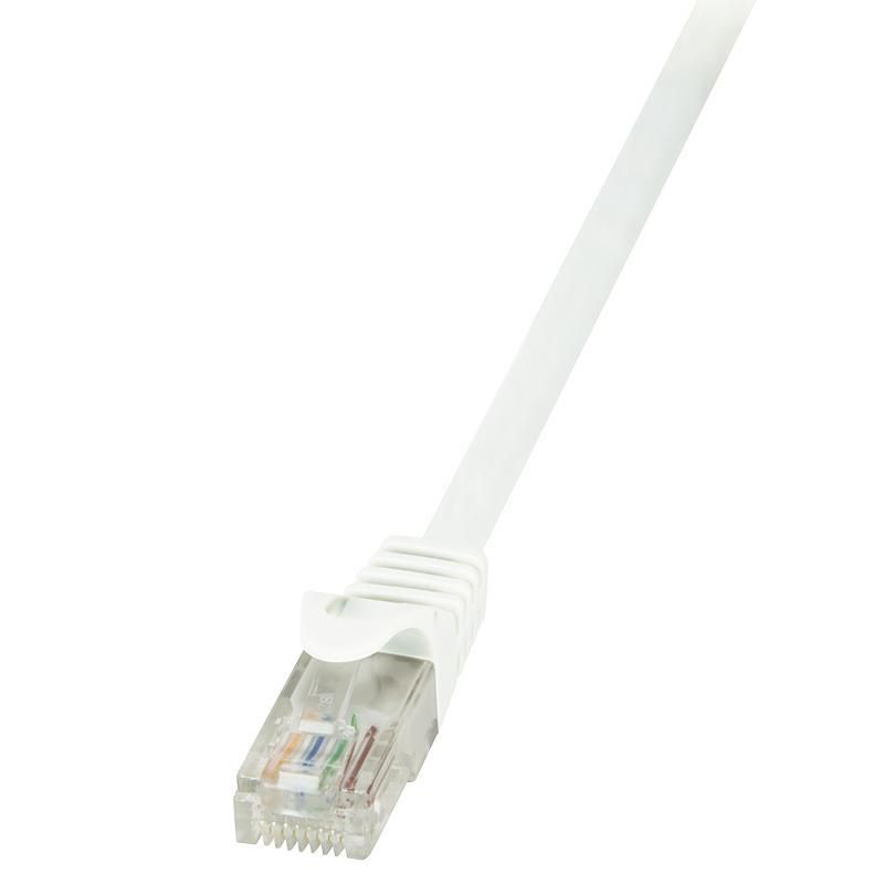 PATCH CORD UTP LOGILINK Cat6, cupru-aluminiu, 7.5 m, alb, AWG24,  CP2081U  (include TV 0.75 lei)