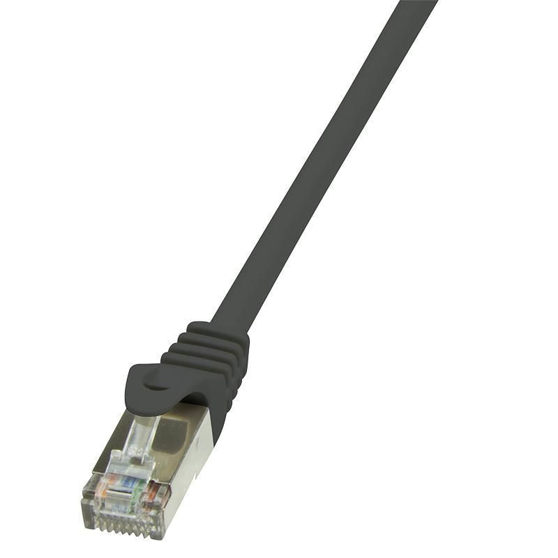 PATCH CORD FTP LOGILINK Cat6, cupru-aluminiu, 0.5 m, negru, AWG26, ecranat  CP2023S  (include TV 0.06 lei)