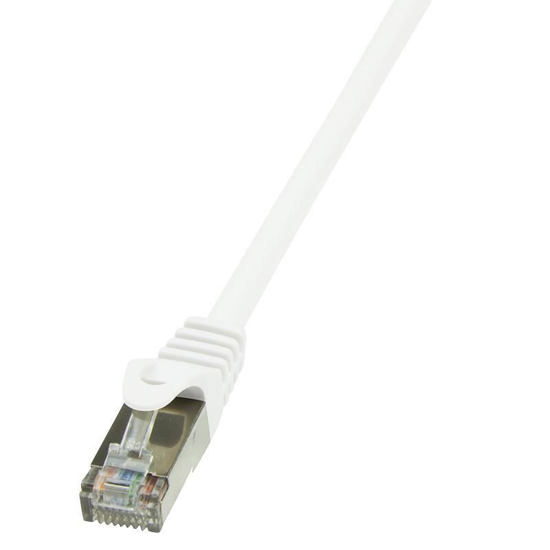 PATCH CORD FTP LOGILINK Cat6, cupru-aluminiu, 2 m, alb, AWG26, ecranat  CP2051S  (include TV 0.06 lei)