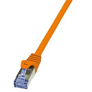 PATCH CORD S/FTP LOGILINK Cat6a, LSZH, cupru, 1 m, portocaliu, AWG26, dublu ecranat  CQ3038S  (include TV 0.06 lei)