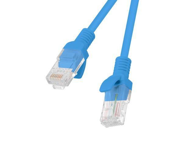 Patch cord Lanberg  RJ45, 10 m, albastru