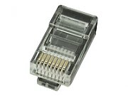 MUFA RJ-45 GEMBIRD pt. cablu UTP, Cat5e, RJ-45 (T), plastic, 10 buc,  LC-8P8C-001/10  / 45505979