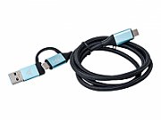 ITEC C31USBCACBL i-tec USB-C to USB-C cablu integrat cu adaptor USB 3.0 Video Power Delivery 1m