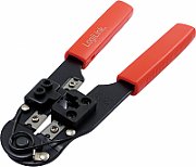 CLESTE sertizare mufe, LOGILINK, functii: sertizare mufe, taiere cablu.  WZ0019