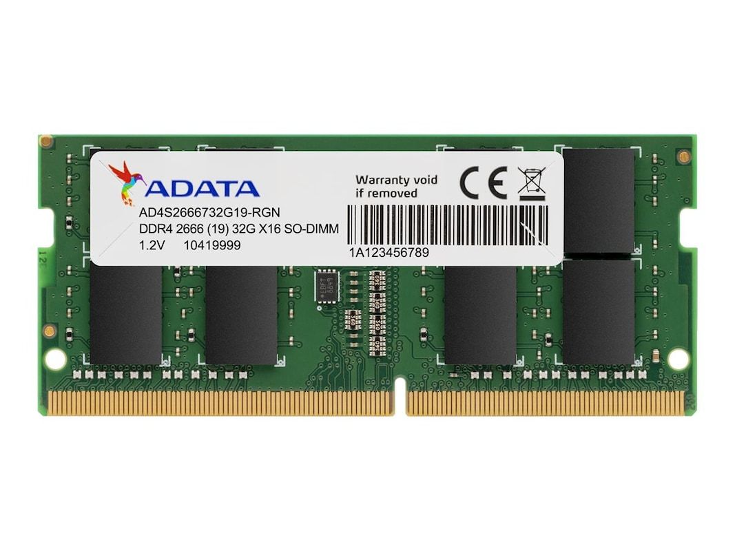 Memorie laptop ADATA AD4S320032G22-SGN 32 GB DDR4 3200 MHz CL19