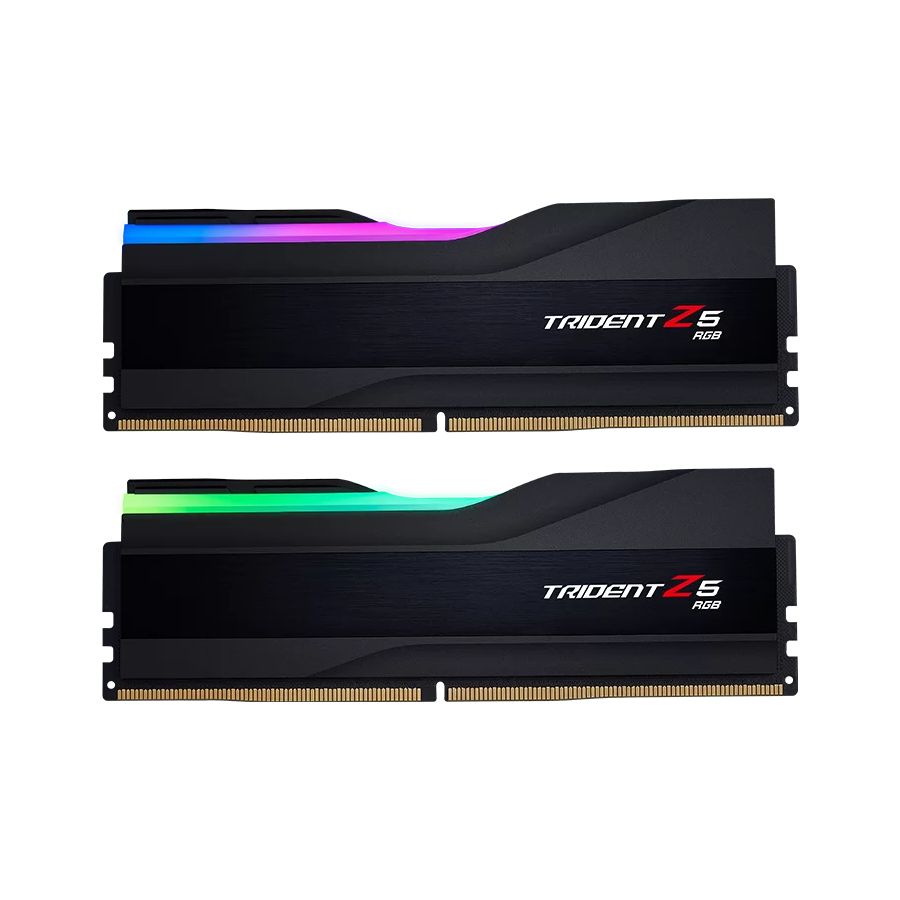 Memorie G.Skill Trident Z5 64 GB DDR5 6000 MHz CL30, kit 2 x 32 GB, XMP 3.0, Negru, RGB