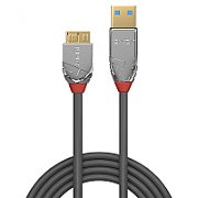 Cablu Lindy 0.5m USB 3.2  Type A to Micro-B, latime de banda 5Gbps, Cromo line