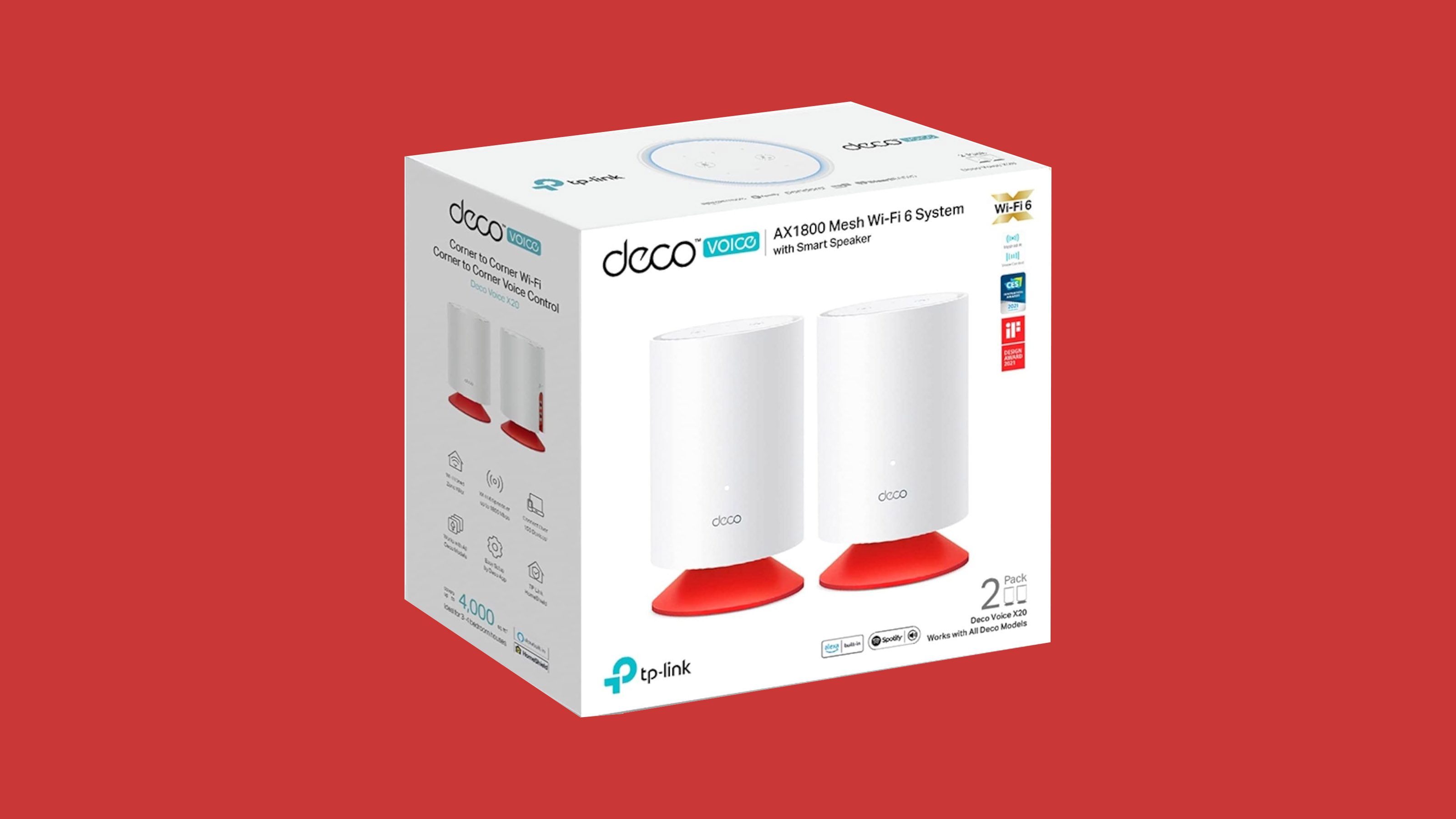 Router wireless TP-Link DECO VOICE X20(2-PACK)