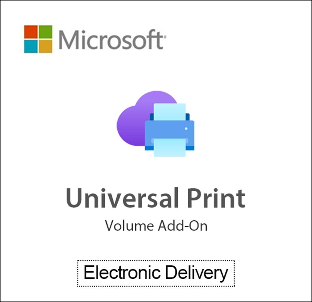 Universal Print volume add-on (500 jobs) (Non-Profit Pricing) [1J1J] New Commerce