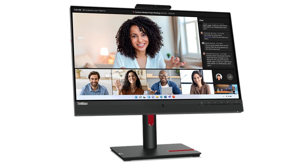 Monitor 23.8 inch LED Lenovo ThinkVision T24mv-30 1920 x 1080 pixeli, 75 Hz, 6 ms, Negru