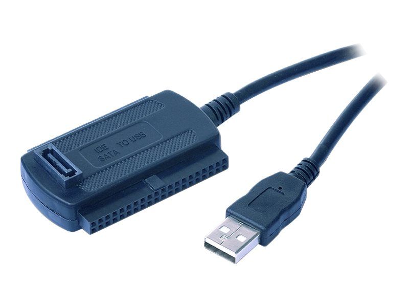 CABLU USB GEMBIRD adaptor, USB 2.0 (T) la IDE (M) ori S-ATA (M), 30cm, adaptor USB la unitati 2.5 /3.5 , negru,  AUSI01  (include TV 0.75 lei)