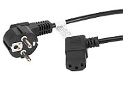 LANBERG CA-C13C-12CC-0018-BK Lanberg power computer cable VDE 90 angled CEE 7/7-> C13 1.8m