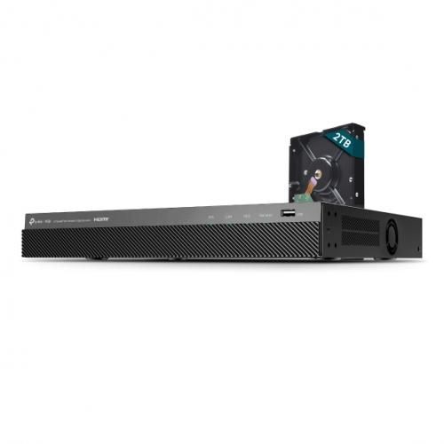 TP-LINK VIGI 8 CHANNEL Network video recorder, VIGI NVR2008H-8MP, 8 canale pana la 8 MP rezolutie @30fps, PoE IEEE 802.3af/at, compresie video H.265+/H.265/ H.264+/H.264, rezolutie inregistrare 8MP/5MP/4MP/3MP/1080p/UXGA/720p/VGA/4CIF/DCIF/2CIF/CIF/QCIF, stocare 1x port HDD, pana la 10TB pentru