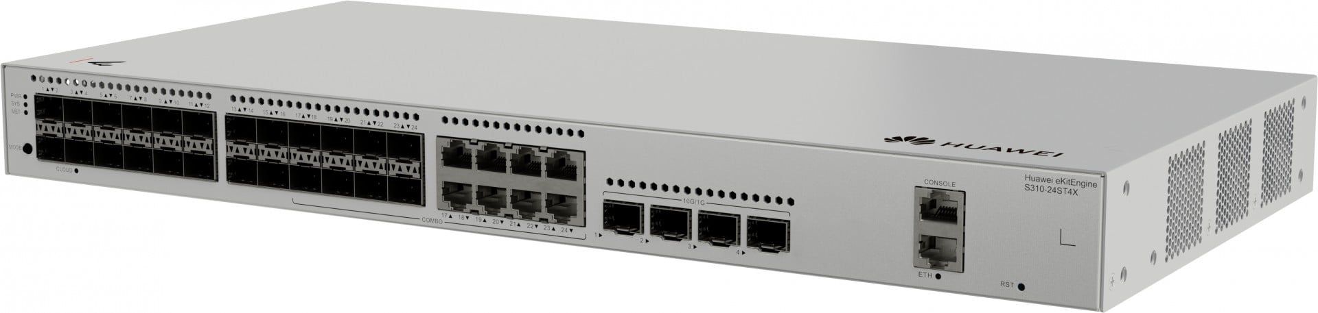 HUAWEI eKit S310 Series S310-24ST4X Gestionate L2+ Gigabit Ethernet (10/100/1000) 1U Gri