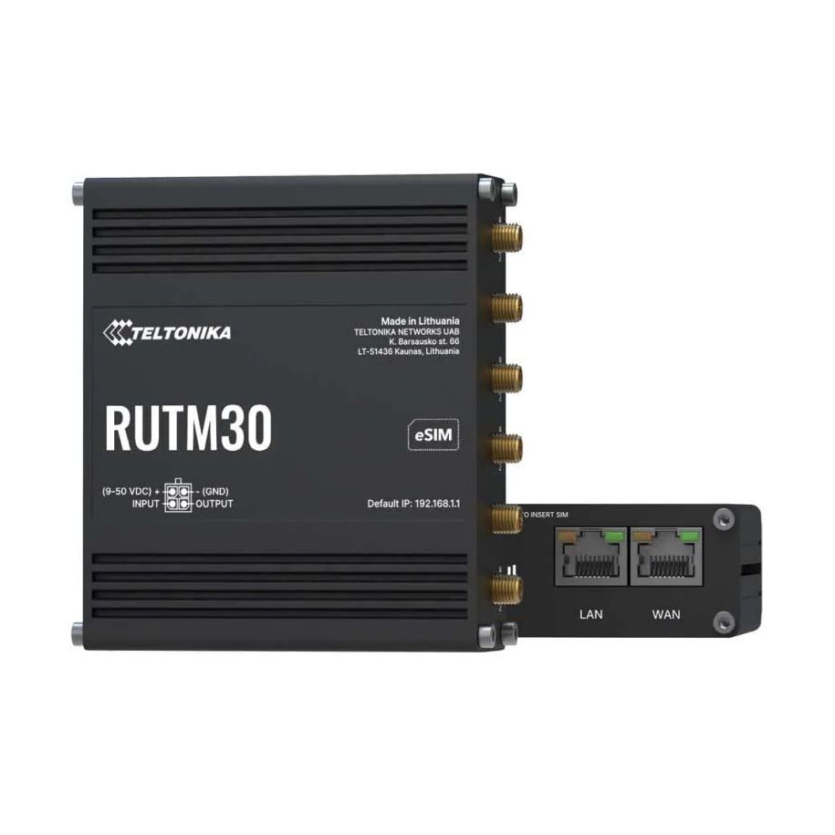 RUTM30 WiFi/5G LTE router  dual SIM
