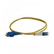 Patchcord FO SC/PC-LC/PC, SM OS2 9/125, manta LSZH 3.0mm, duplex 3m - Emtex