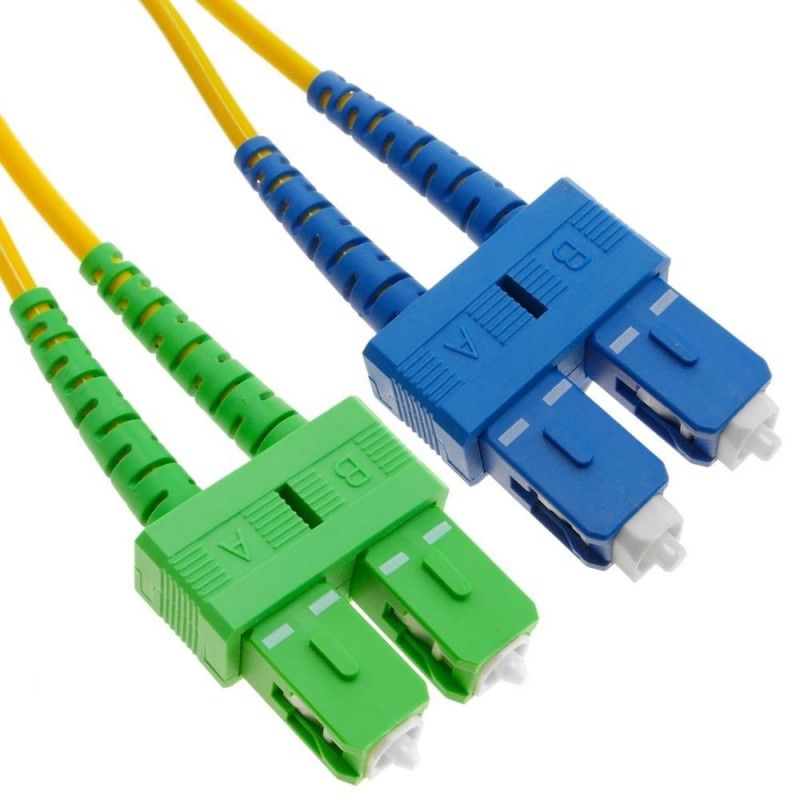 Patchcord FO SC/APC-SC/PC, SM OS2 9/125, manta LSZH 3.0mm, duplex 3m - Emtex
