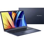 Laptop ASUS Intel Raptor Lake Refresh Vivobook 15, 15.6 inch 1920 x 1080 pixeli, Intel 120U (10 C / 12 T, 5.00 GHz, 12 MB Smart Cache cache, 55 W), 512 GB SSD, Intel Graphics, Fara sistem de operare, Tastatura English, Albastru inchis
