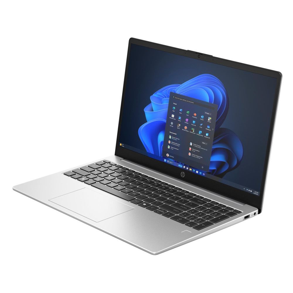 Laptop HP 255 B9YQ0ET, 15.6 inch 1920 x 1080, AMD Ryzen 5 7535U (6 C / 12 T, 2.9 GHz - 4.55 GHz, 3 MB + 16 MB cache, 12 W), 8 GB RAM, 512 GB SSD, AMD Radeon Graphics, Windows 11