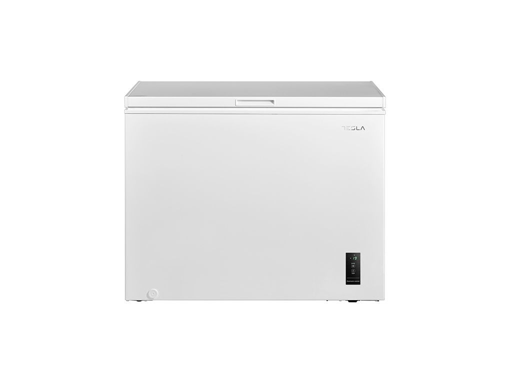 Lada frigorifica Tesla RH2950ME, 290L, E, H85Functie frigider, Control electronic, Display, Alb