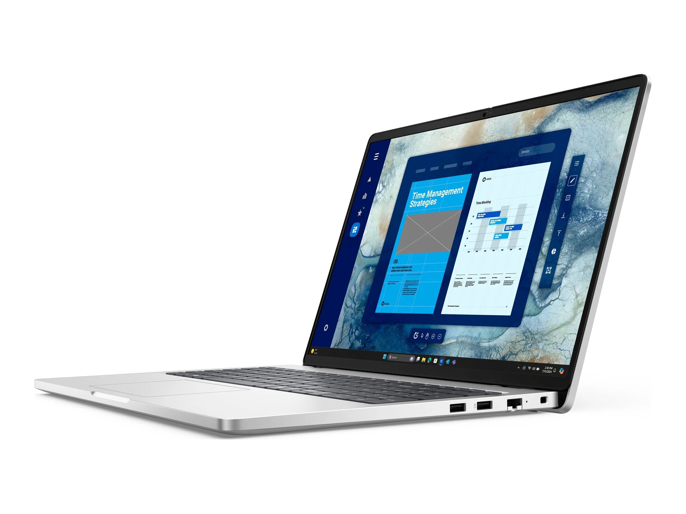 Laptop Dell Pro 16, 16 inch 1920 x 1200, Intel 265U (12 C / 14 T, 2.1 GHz - 5.3 GHz, 12 MB cache, 15 W), 16 GB DDR5, 512 GB SSD, Intel Graphics, Windows 11 Pro