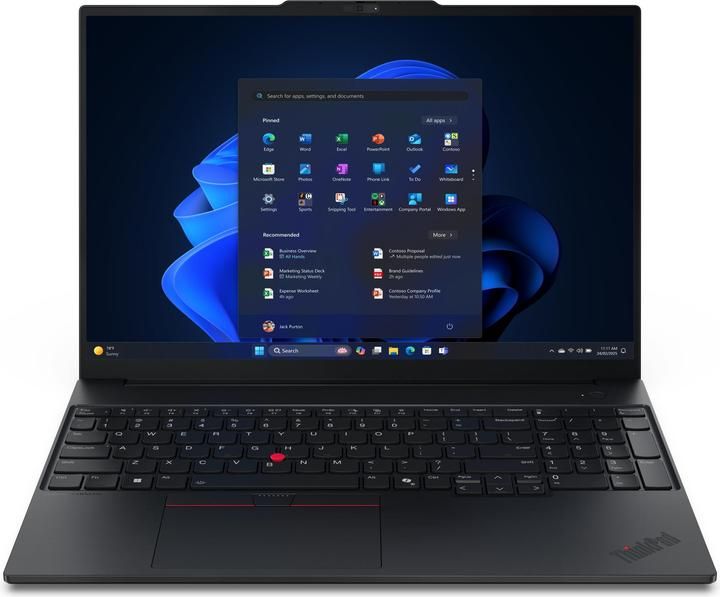 Laptop Lenovo ThinkPad E16 Gen 3 22AY006WPB, 16 inch 1920 x 1200, Intel Core Ultra 5 226V (8 C / 8 T, 2.2 GHz - 4.5 GHz, 8 MB cache, 12 W), 16 GB LPDDR5X, 512 GB SSD, Intel Graphics, Windows 11 Pro