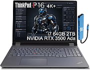 Laptop Lenovo ThinkPad P16 Gen 3 21RQ0008RI, 16 inch 1920 x 1200, Intel 265HX (20 C / 20 T, 2.3 GHz - 5.3 GHz, 36 MB cache), 32 GB DDR5, 1 TB SSD, Nvidia RTX PRO 2000, Windows 11 Pro