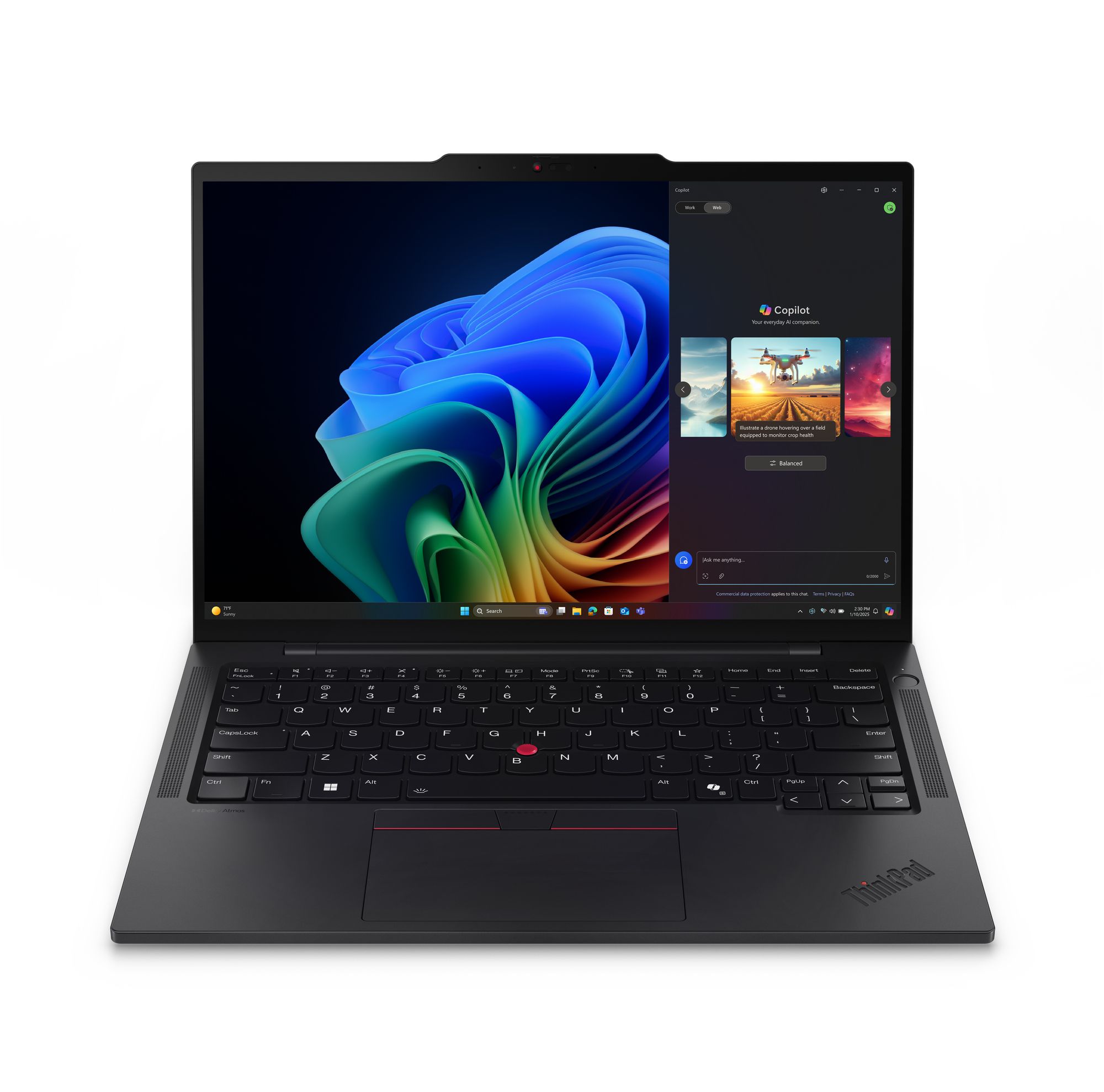 Laptop Lenovo ThinkPad t14s Gen 6 intel core ultra 5, 14 inch 1920 x 1200 pixeli, Intel 228V (8 C / 8 T, 1.3 GHz - 4.50 GHz, 8 MB Intel Smart Cache cache, 37 W), 512 GB SSD, Intel 130V, Windows 11 Pro, Tastatura English, Argintiu