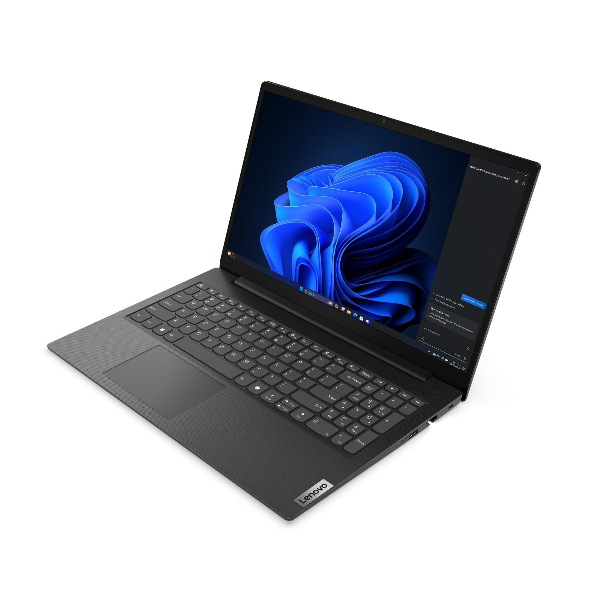 Laptop Lenovo V15 G5 IRL 83GW00B4CK, 15.6 inch 1920 x 1080, Intel 1315U (6 C / 8 T, 4.50 GHz, 10 MB cache, 55 W), 16 GB RAM, 512 GB SSD, Intel Graphics, Fara sistem de operare