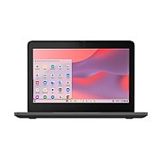 Laptop Lenovo 100e Chromebook Gen 4 83G80007FR, 11.6 inch 1366 x 768, Intel N100 (4 C / 4 T, 0.8 GHz - 3.4 GHz, 6 MB cache, 6 W), 8 GB LPDDR5, 64 GB SSD, Intel Graphics, Chrome OS, Tastatura Franceza